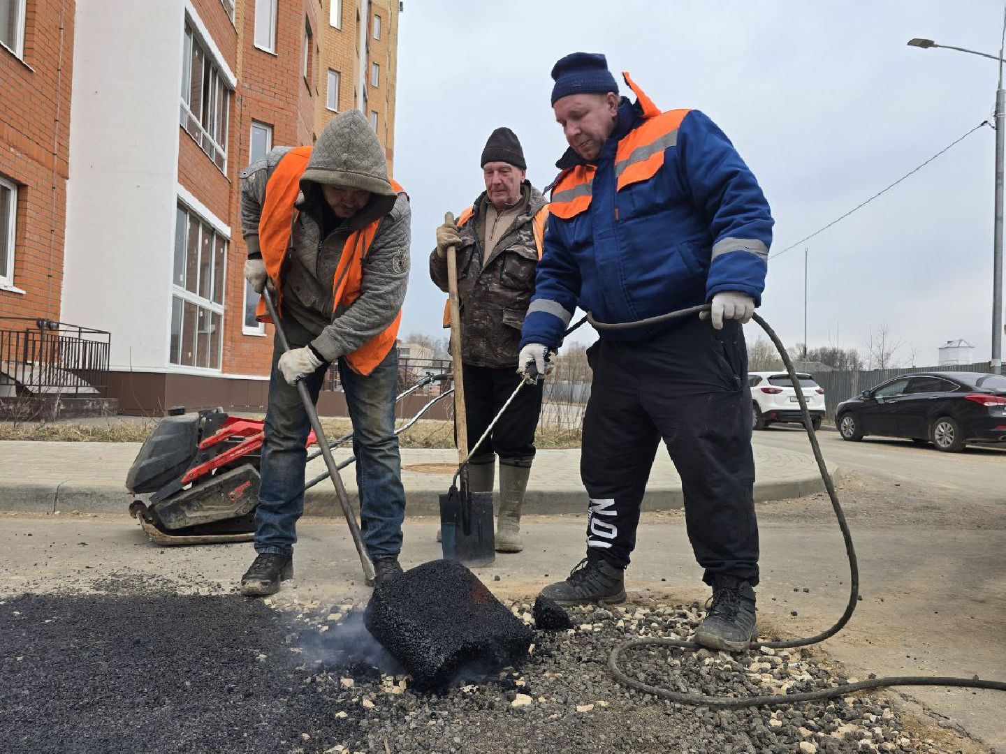 можайск, можайский муниципальный округ, подмосковье, дороги, ямочный ремонт, яма, ремонт дорог,