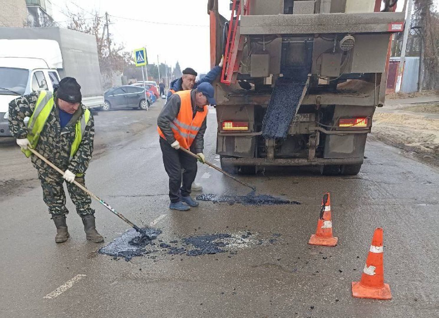 воскресенск, Благоустройство, ямочный ремонт,