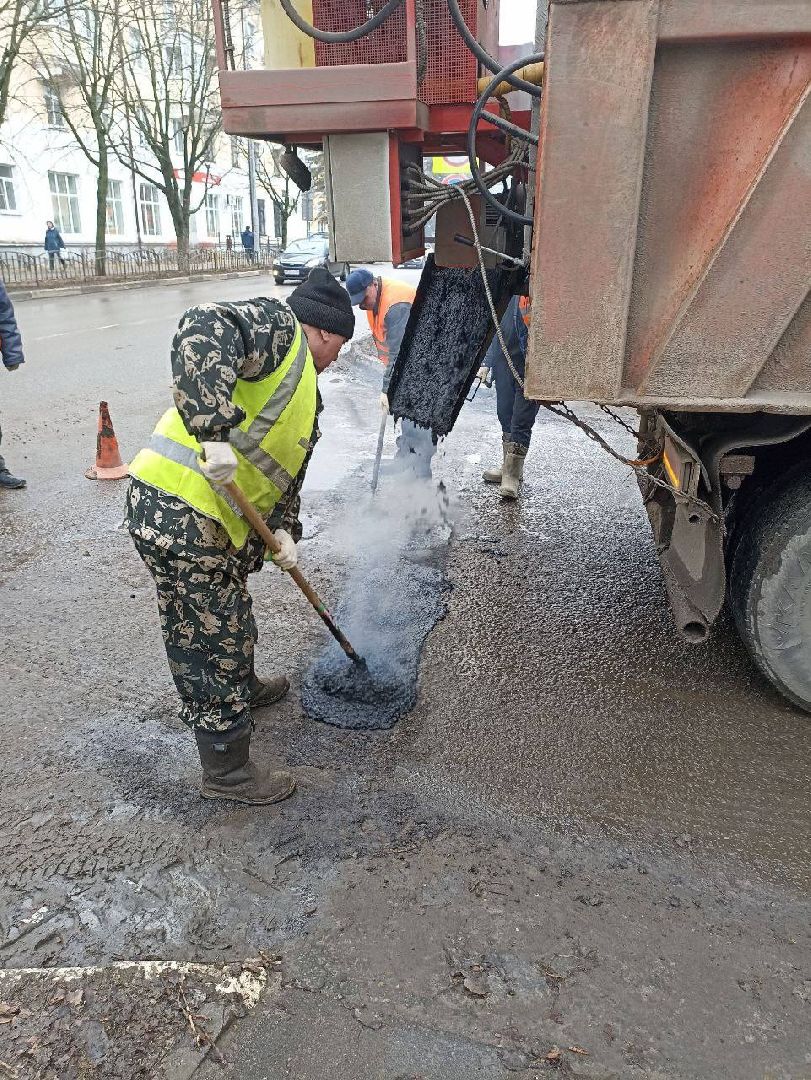 воскресенск, Благоустройство, ямочный ремонт,