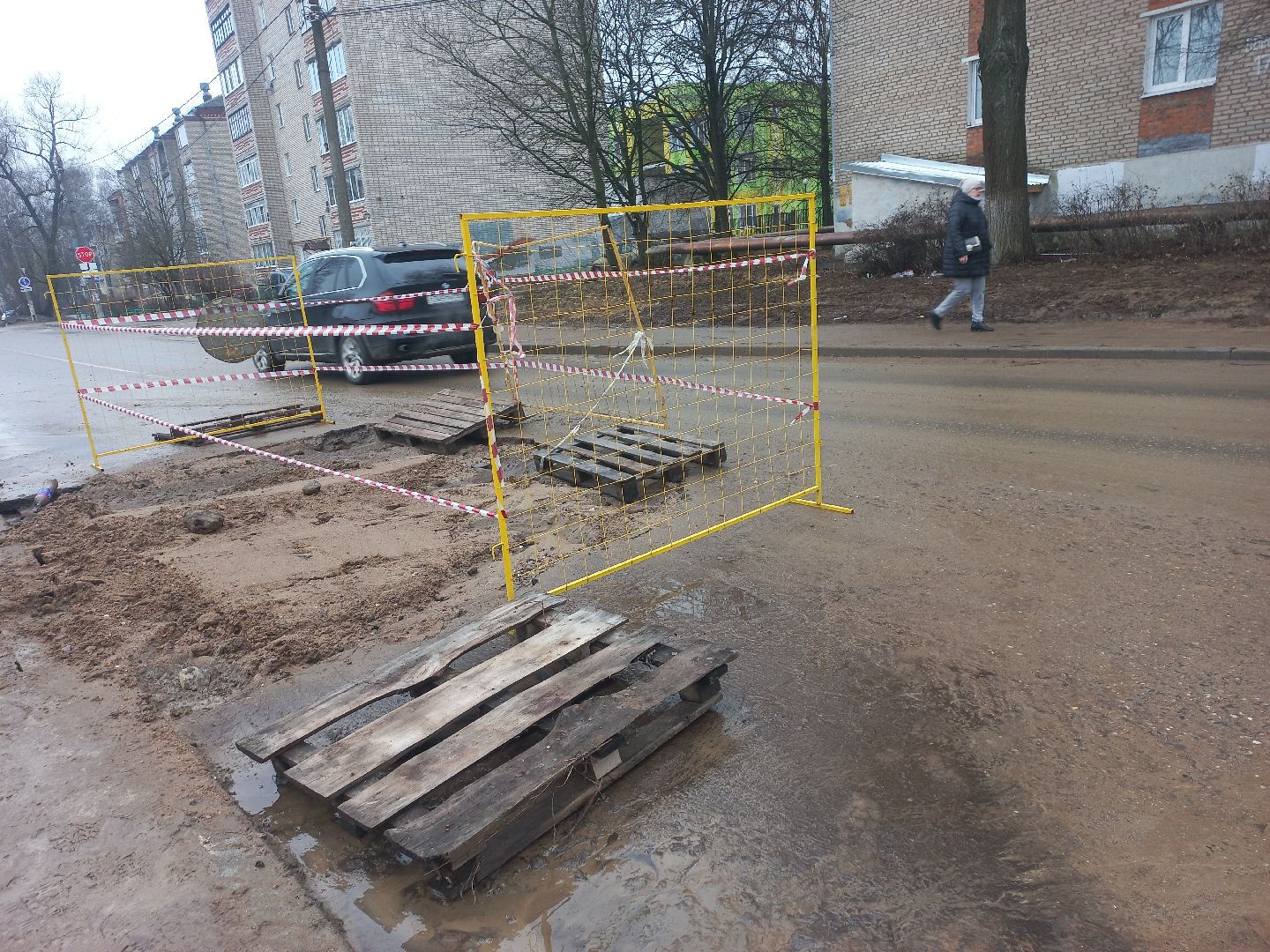 сергиев посад, прорыв, водоканал, авария водопровод,