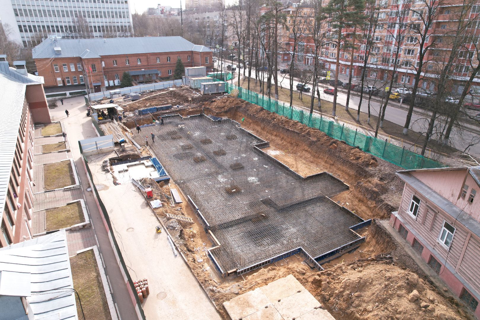 видео с коптера, красногорск, психоневрологический диспансер,