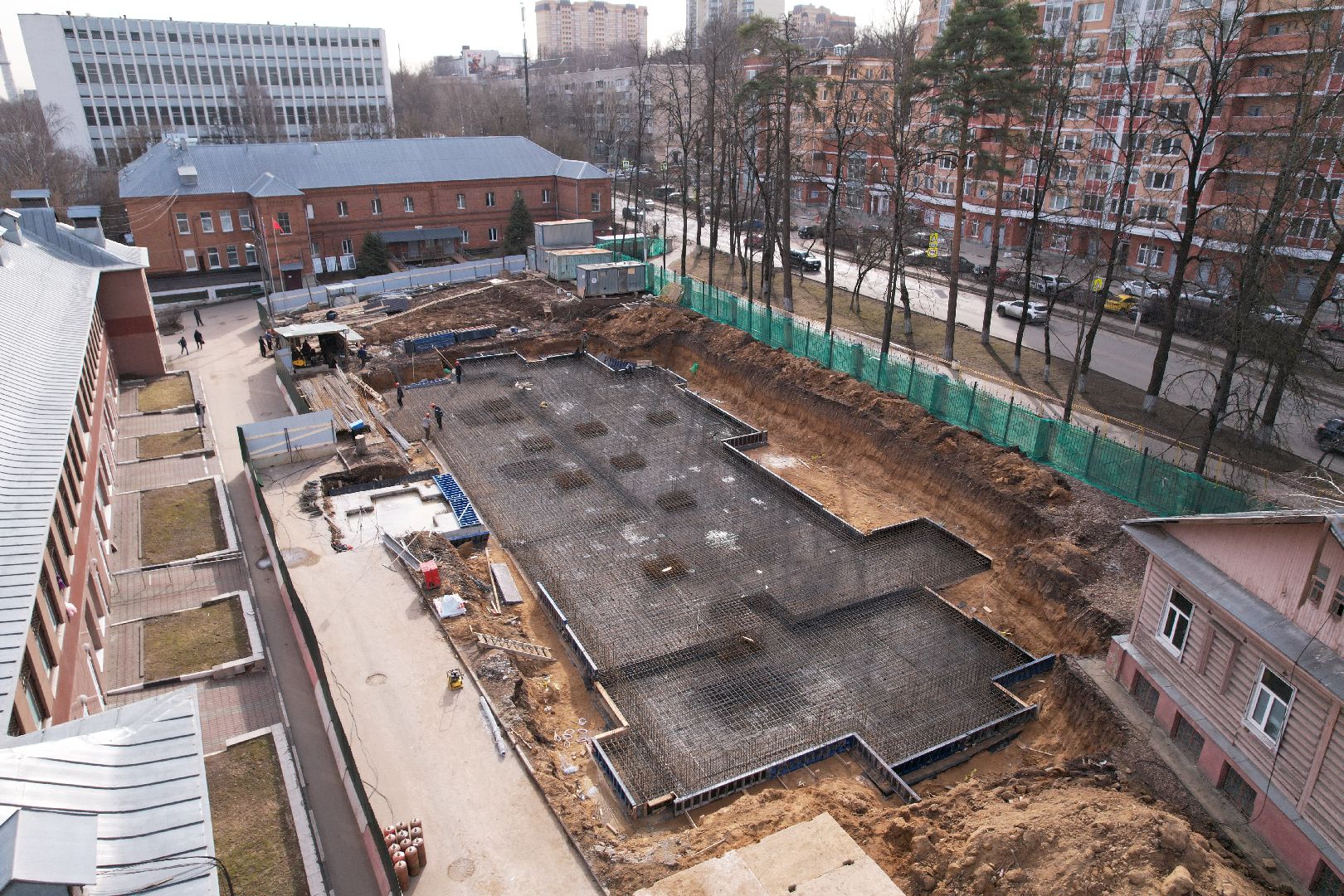 видео с коптера, красногорск, психоневрологический диспансер,