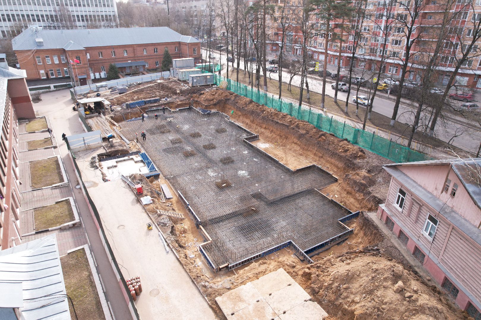 видео с коптера, красногорск, психоневрологический диспансер,