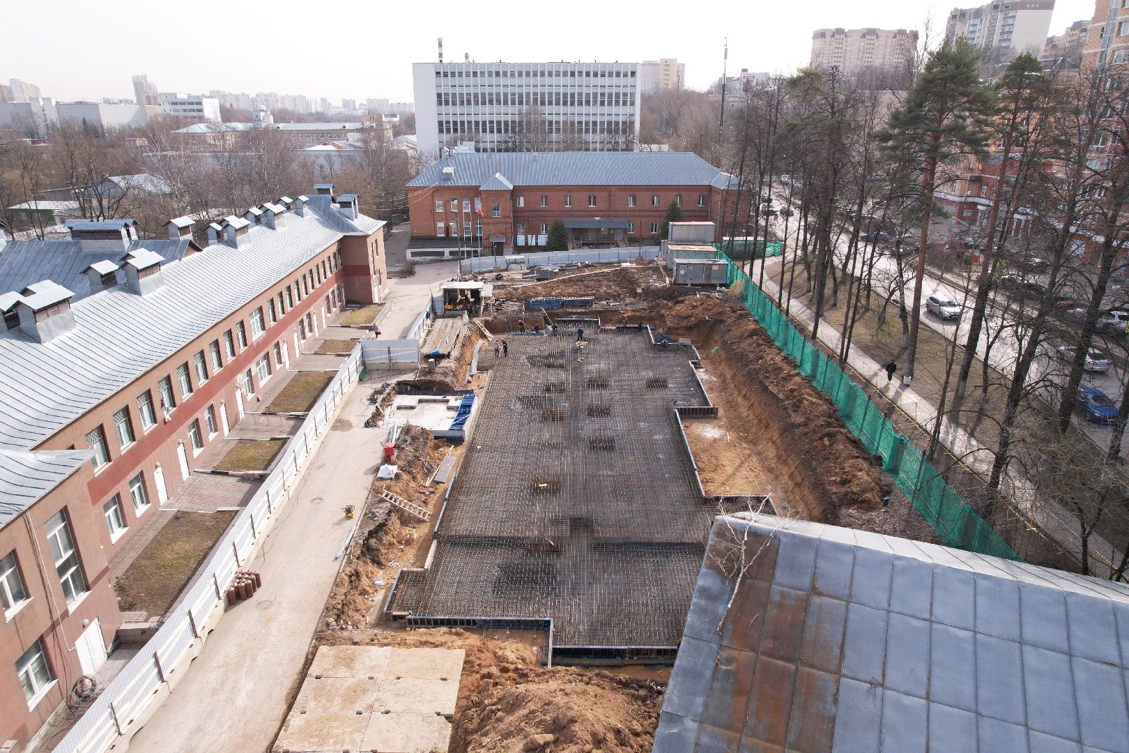 видео с коптера, красногорск, психоневрологический диспансер,