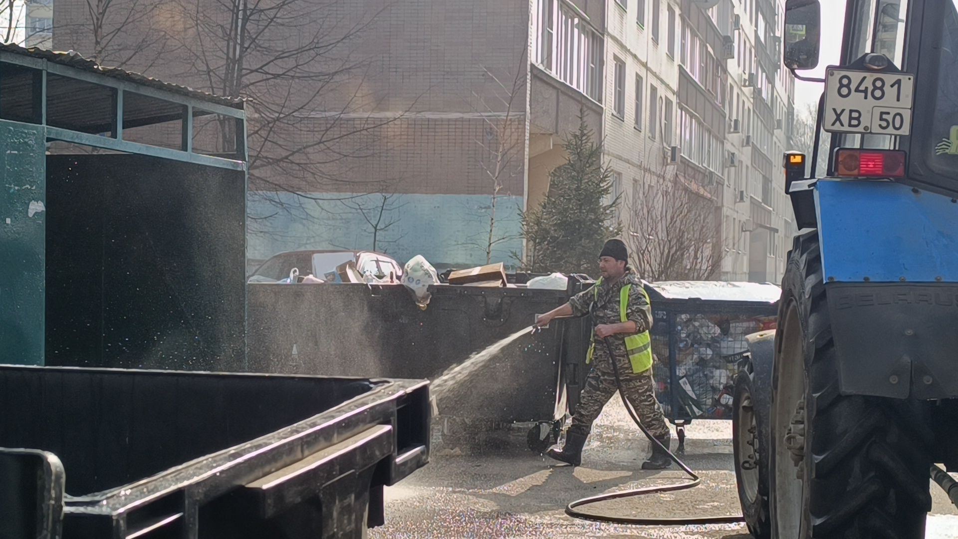 лобня, жкх, контейнерные площадки,