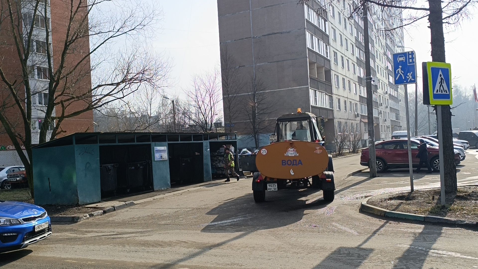 лобня, жкх, контейнерные площадки,