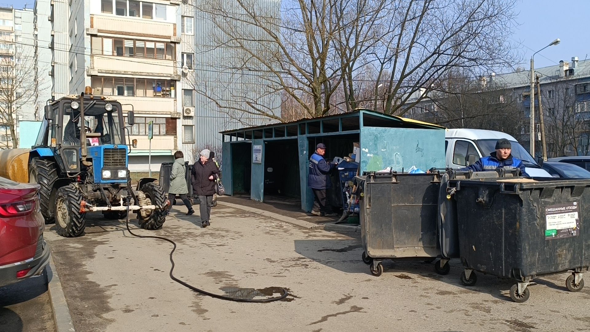 лобня, жкх, контейнерные площадки,