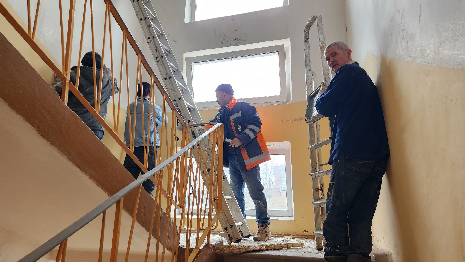 истра, жкх, ремонт подъезда,