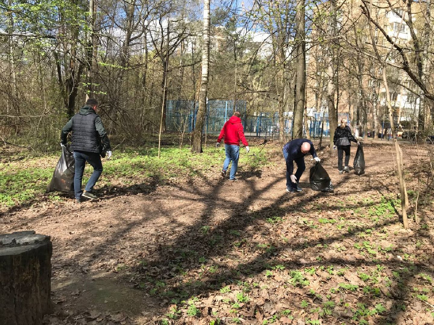 Химки, Левобережный, субботник, уборка, благоустройство