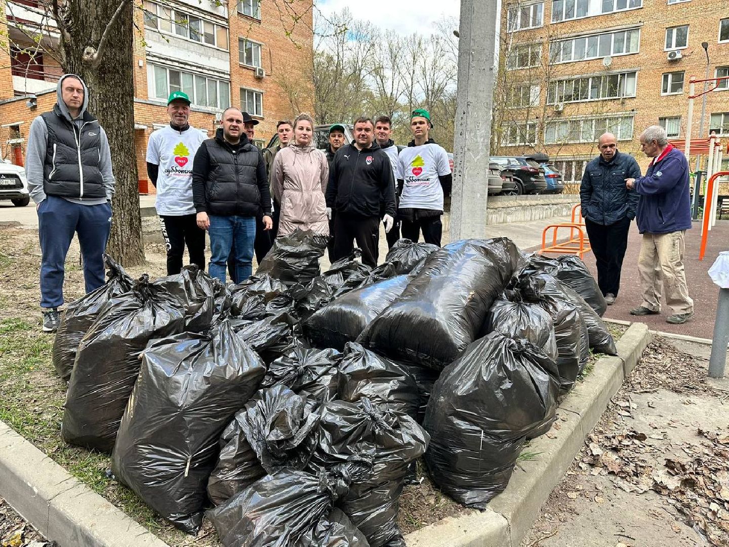 Химки, Левобережный, субботник, уборка, благоустройство