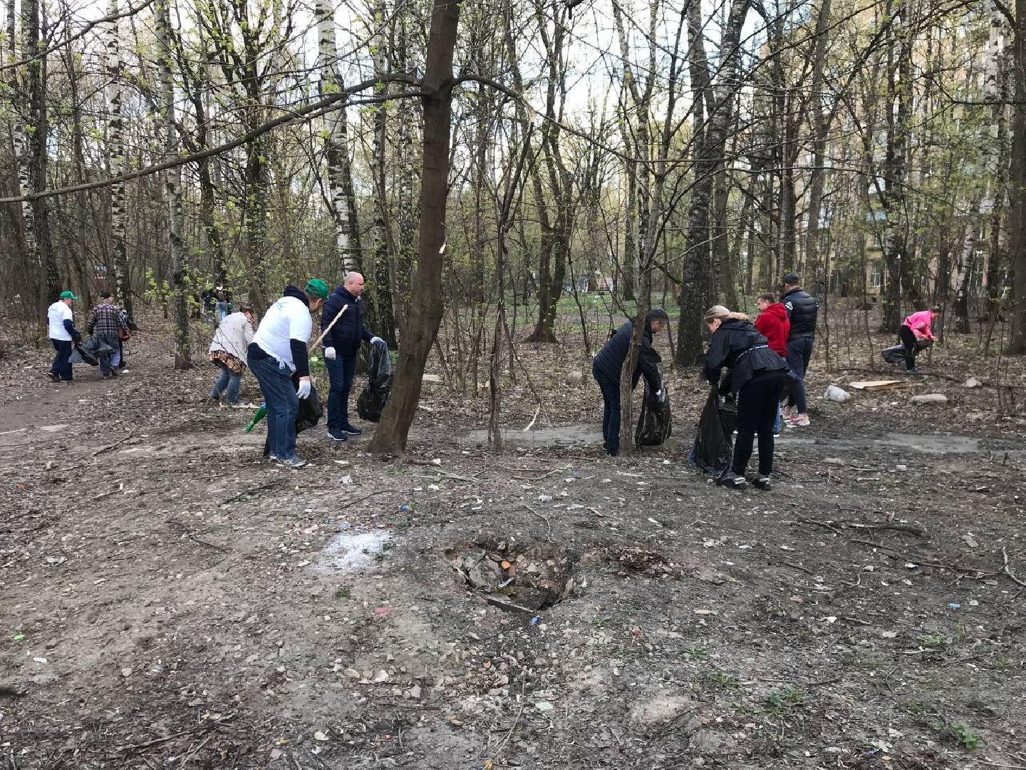 Химки, Левобережный, субботник, уборка, благоустройство