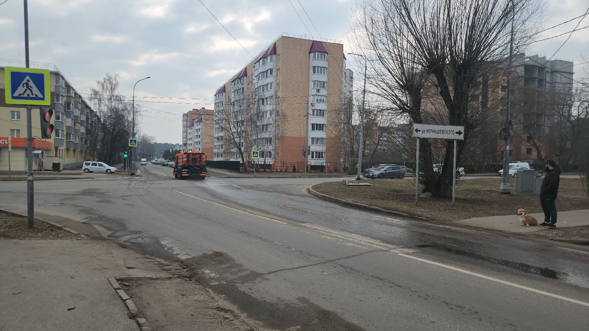 серпухов, подмосковье, уборка улиц,