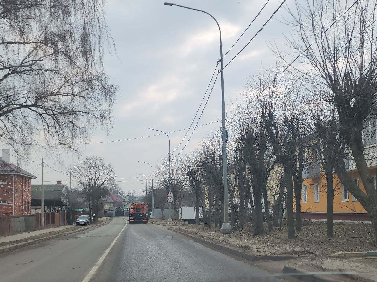 серпухов, подмосковье, уборка улиц,