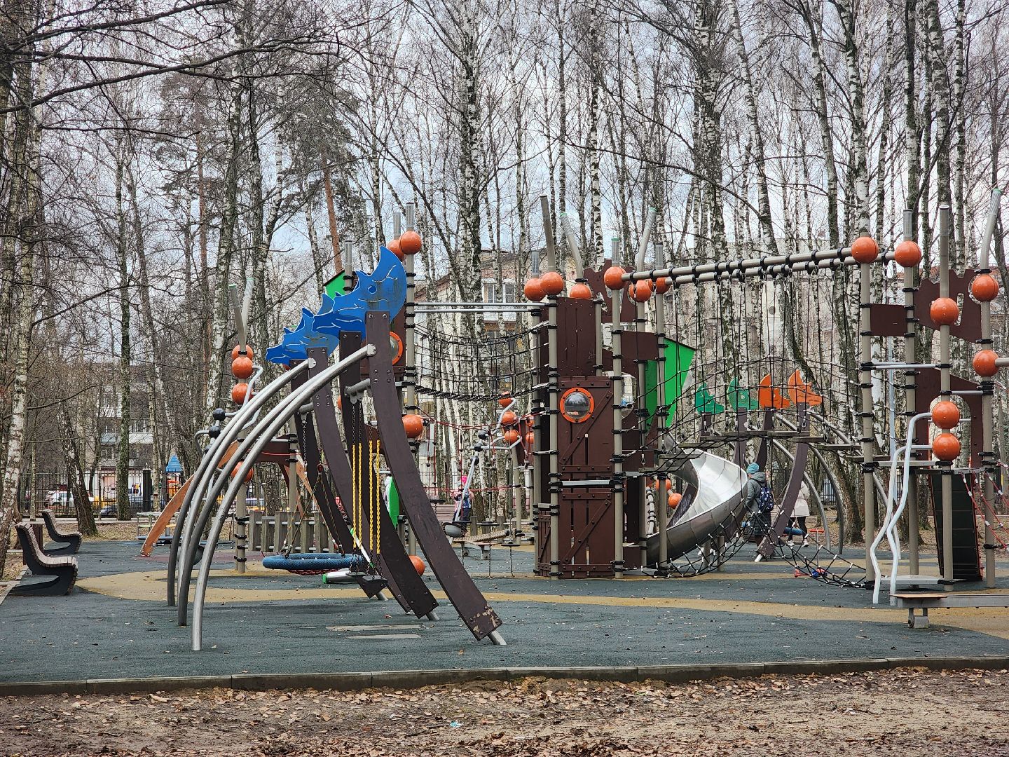 королёв, ремонт, дети, качели,