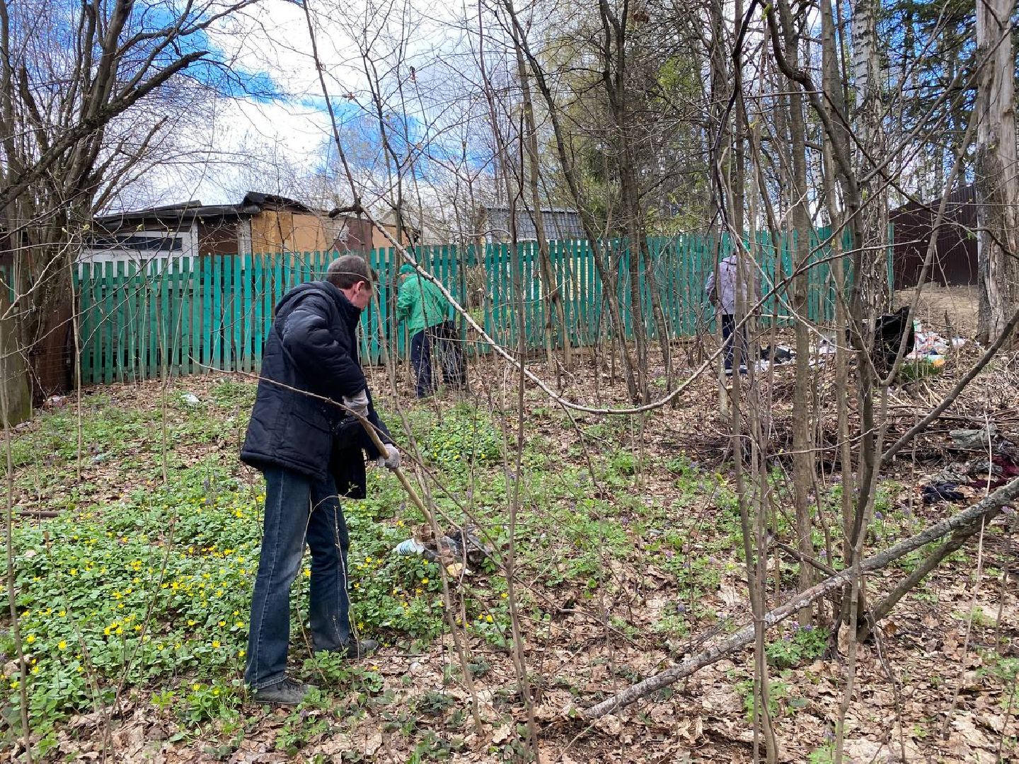 Химки, Сходня, субботник, благоустройство, уборка