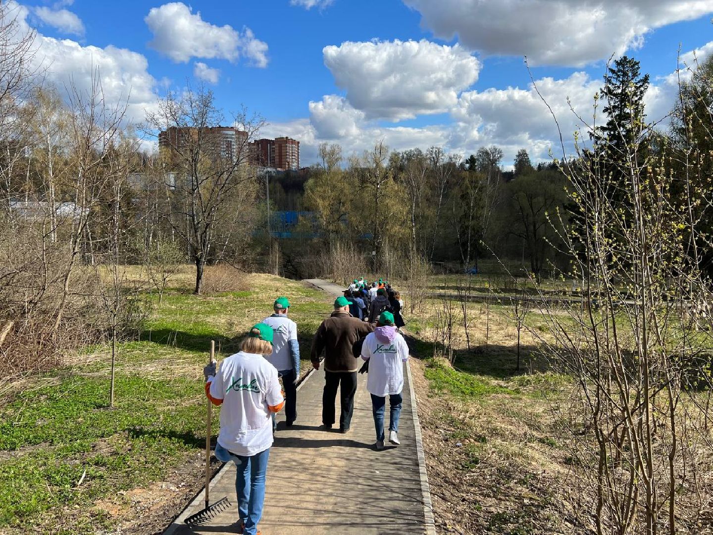 Химки, Сходня, субботник, благоустройство, уборка