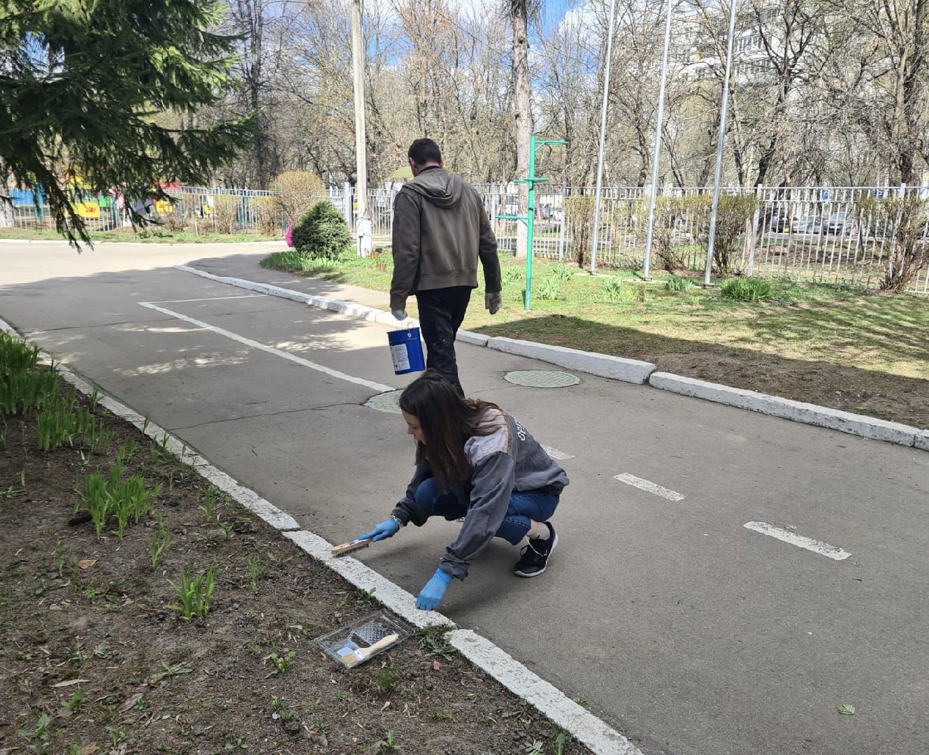 Химки, Школа равных возможностей, субботник, благоустройство, уборка