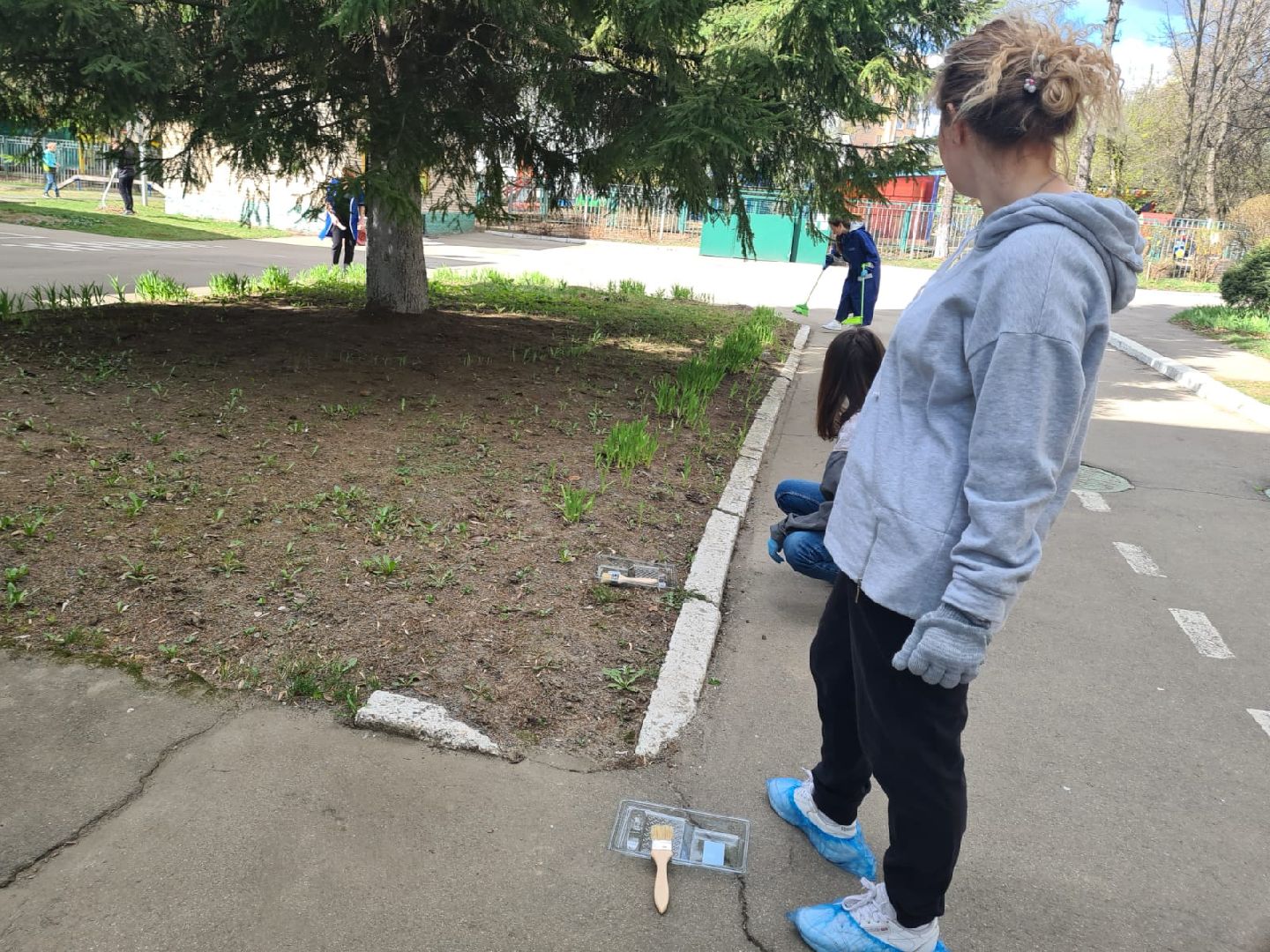 Химки, Школа равных возможностей, субботник, благоустройство, уборка