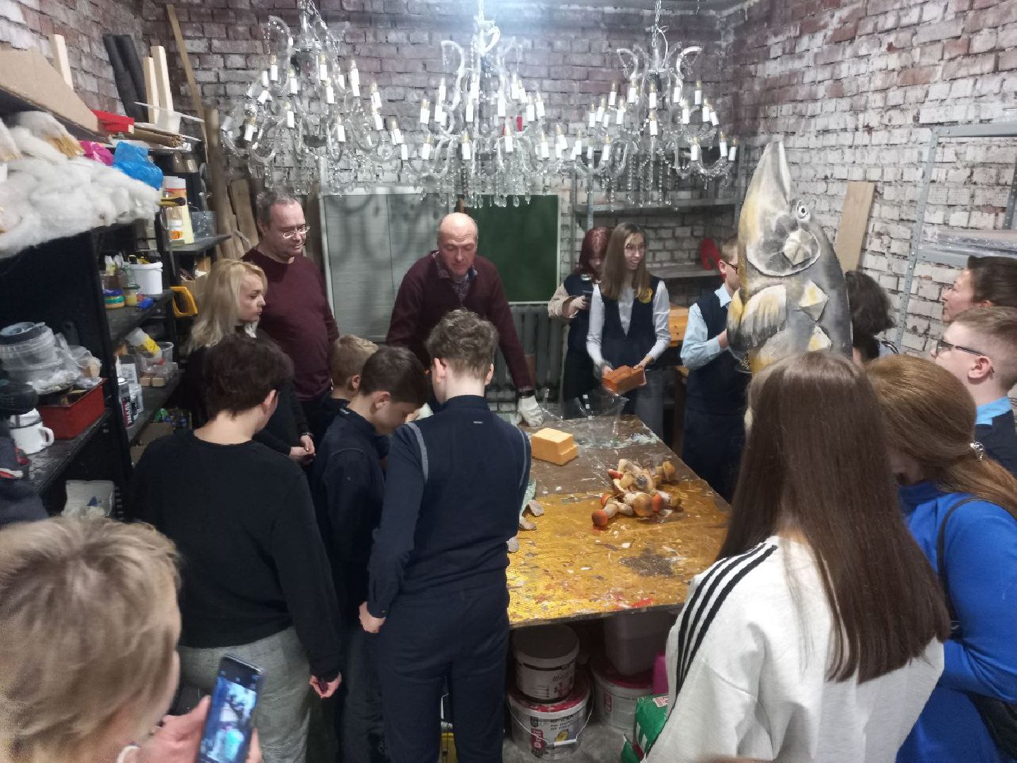 сергиев посад, театральный ковчег в дубраве, за кулисами театра, гимназия 5,