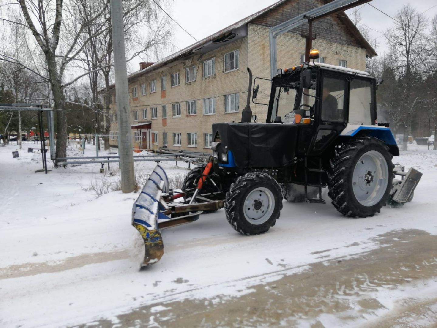 жкх, благоуйстройство, городской округ восход, снегопад, очистка снега,