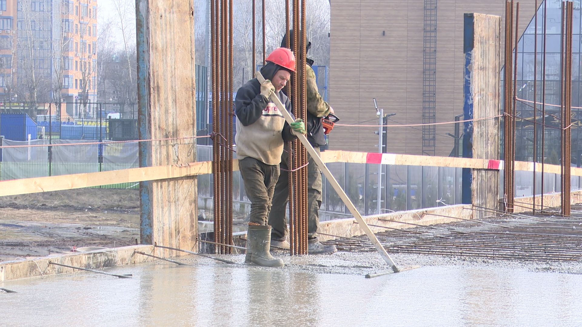 реутов, строительство, стадион старт, академия чанова и акинфеева, вратари, футбол, трибуны, поле,