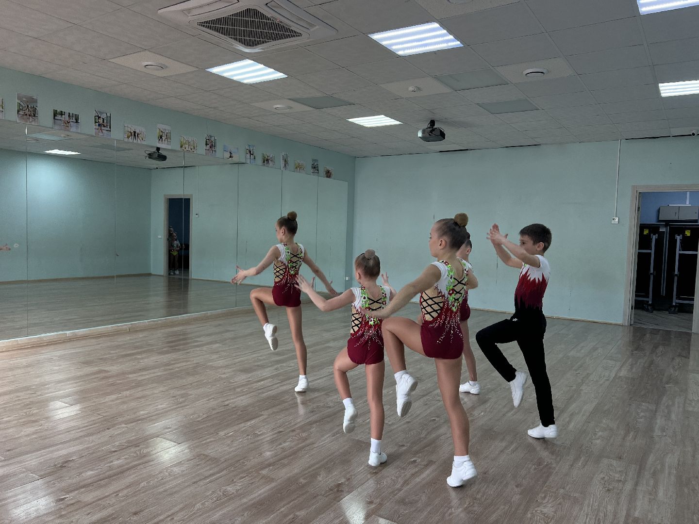 Химки, спорт клуб Аэромикс, спорт, аэробика, дети, спортсмены