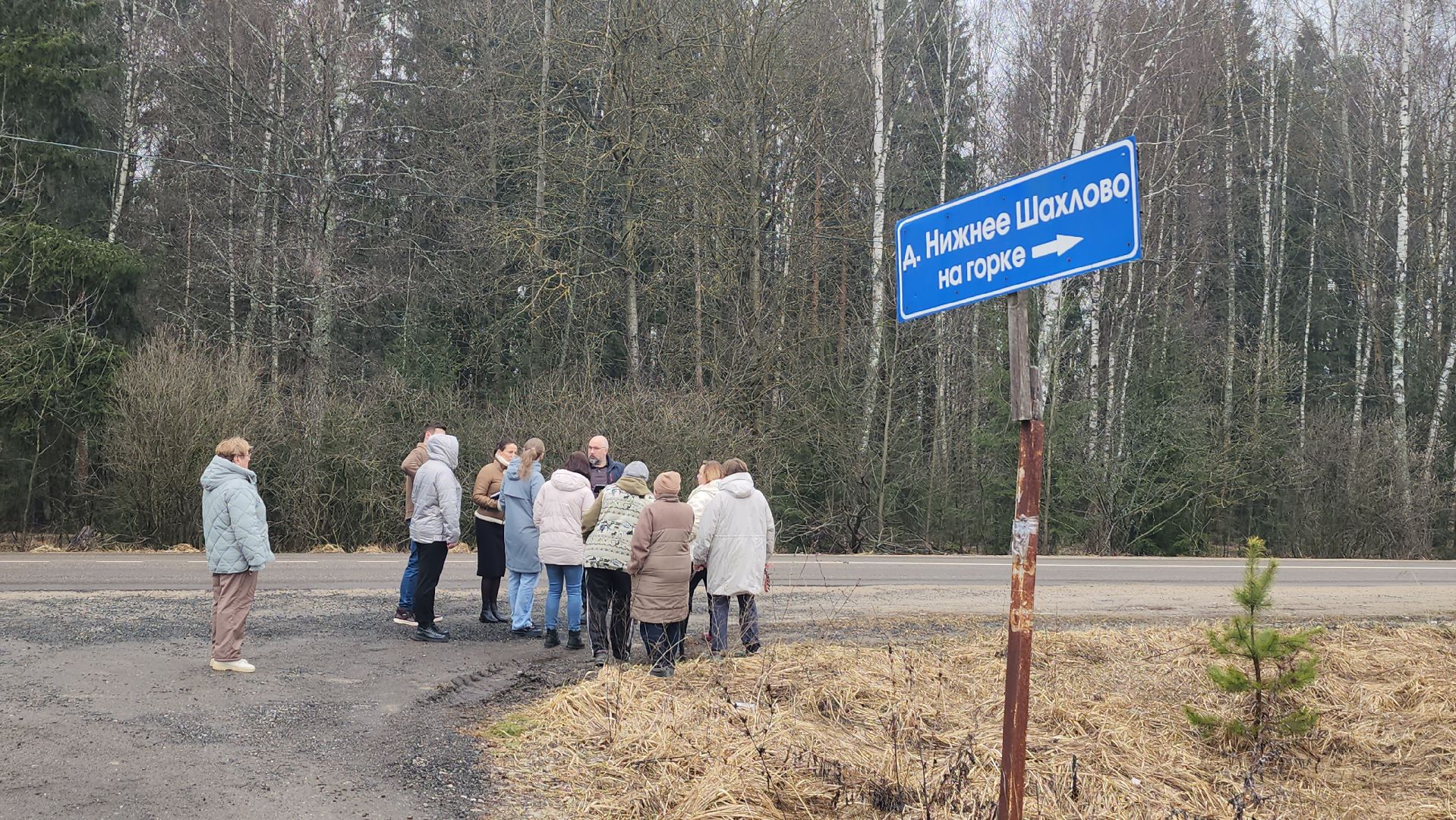 деревня нижнее шахлово, серпухов, автобусная остановка, СНТ Воронино-1, встреча с депутатом,