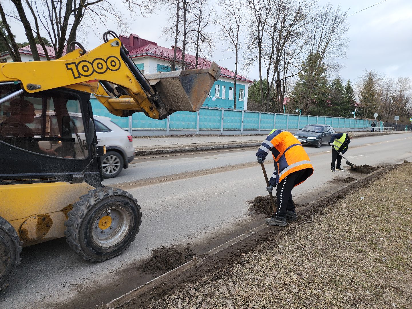 серпухов, подмосковье, уборка улиц,