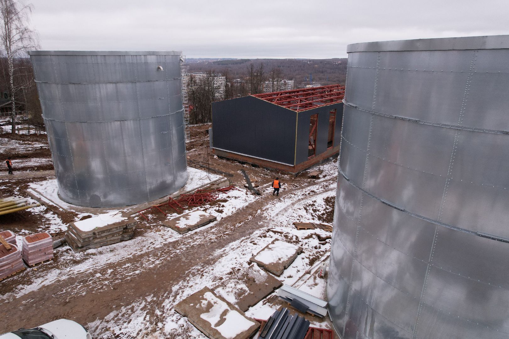 видео с коптера, яхрома взу,