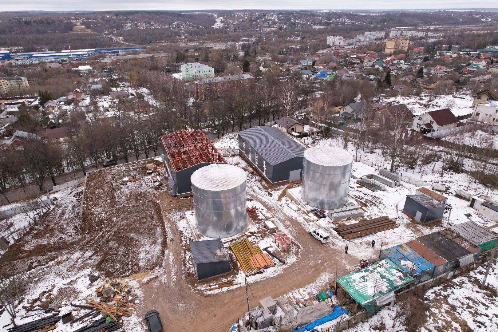 видео с коптера, яхрома взу,