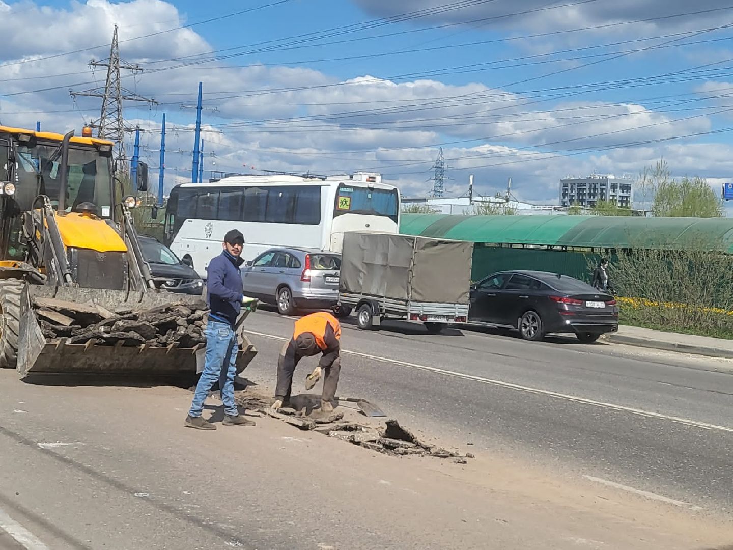 Химки, дорога, улица 9 мая, ремонт дорог, ямочный ремонт, благоустройство