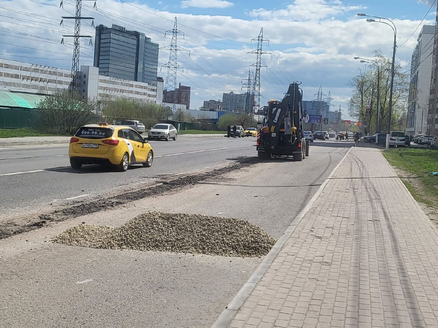 Химки, дорога, улица 9 мая, ремонт дорог, ямочный ремонт, благоустройство