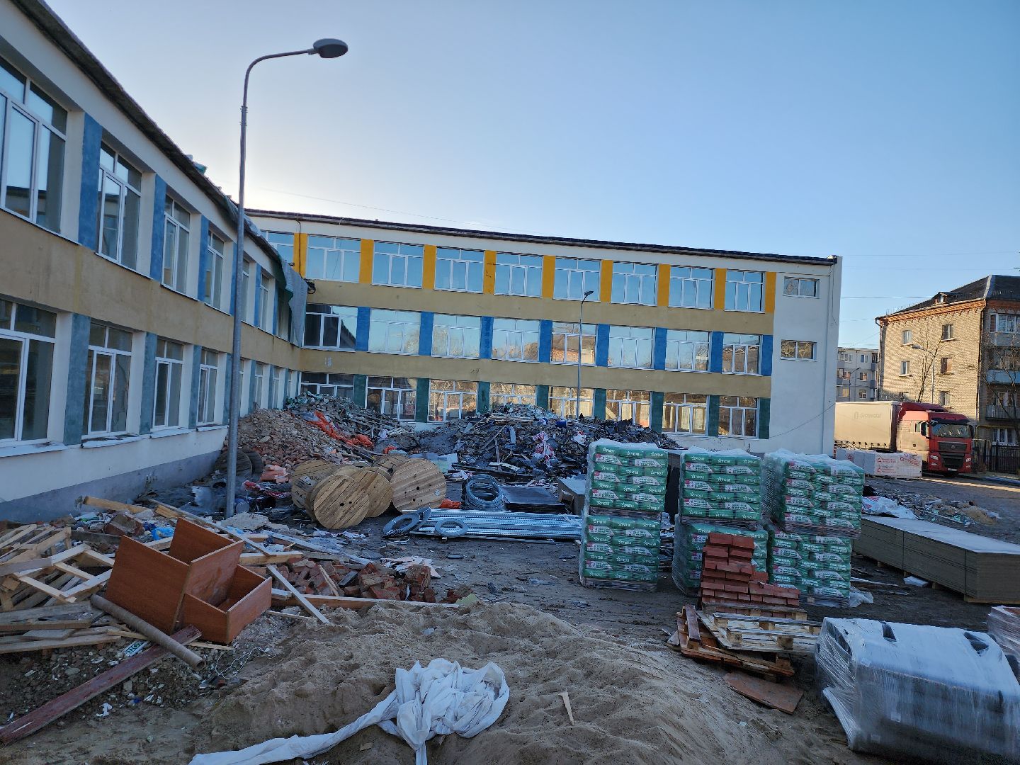 серпухов, подмосковье, капремонт школы,