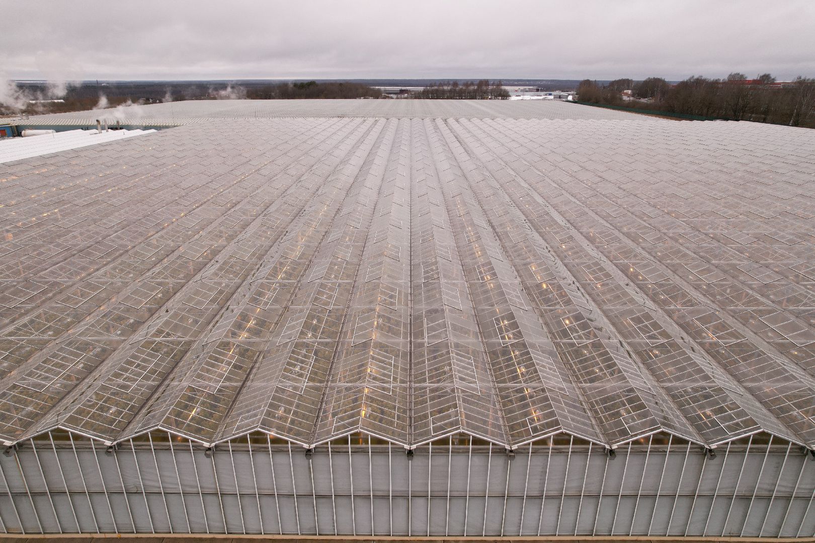 видео с коптера, дмитров, тепличный комплекс,