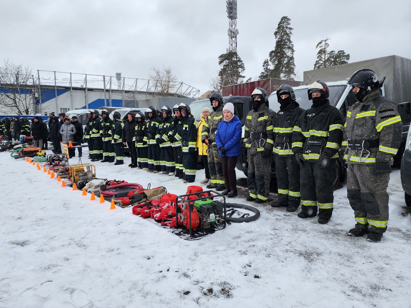 раменское, общество, пожарная безопасность, проверка готовности к пожароопасному периоду, смотр техники,