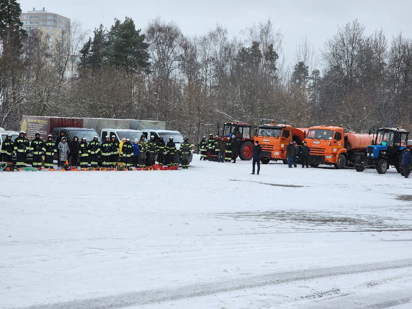 раменское, общество, пожарная безопасность, проверка готовности к пожароопасному периоду, смотр техники,