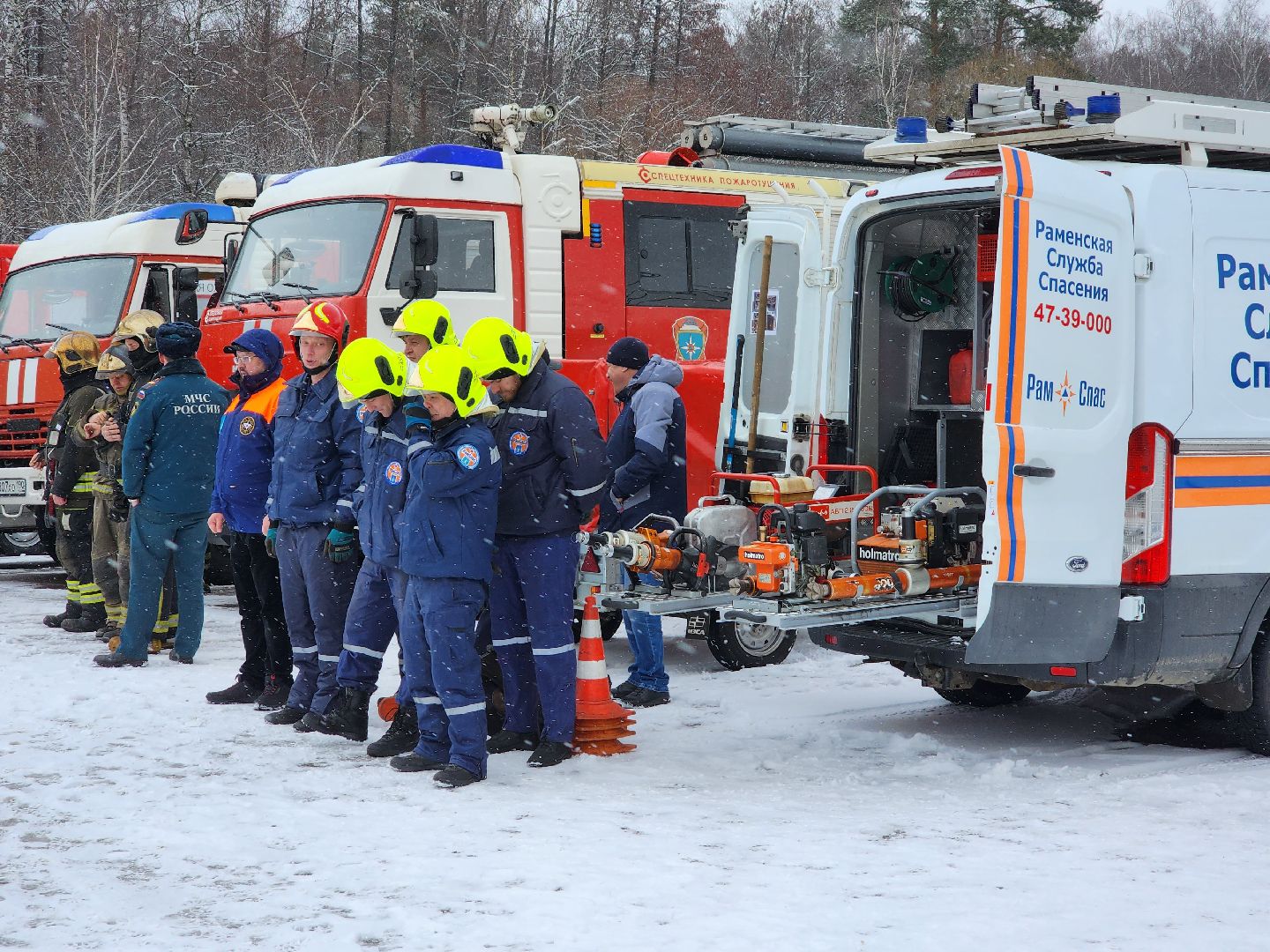 раменское, общество, пожарная безопасность, проверка готовности к пожароопасному периоду, смотр техники,