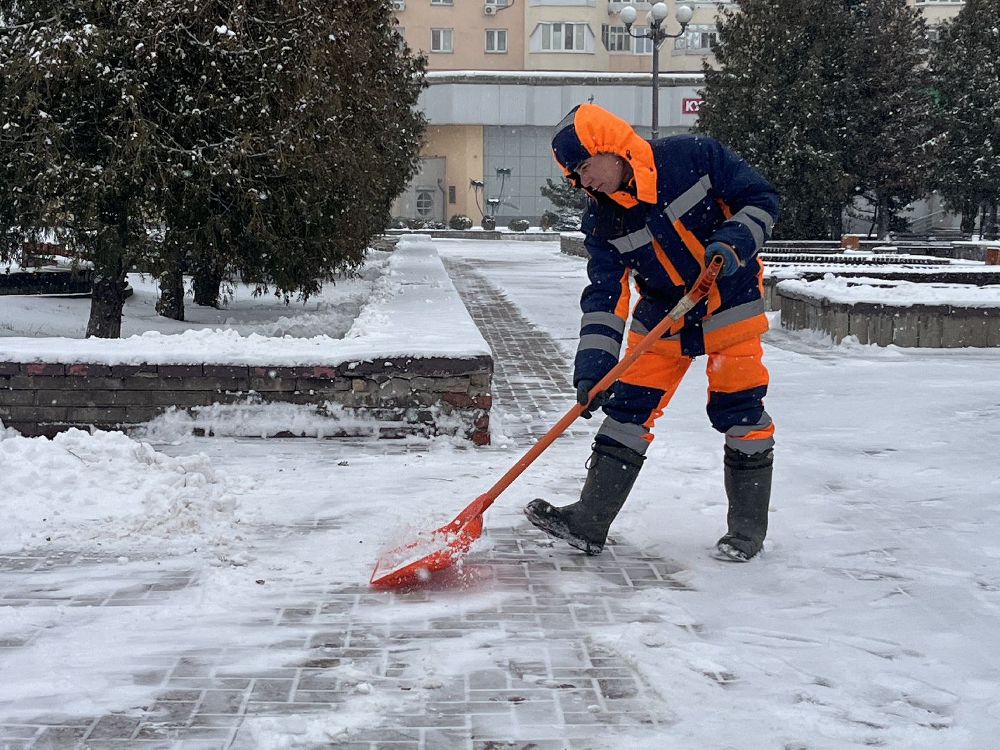 наро-фоминский городской округ, уборка снега,мартовский снег,благоустройство и дорожное хозяйство, комитет по жкх наро-фоминск,