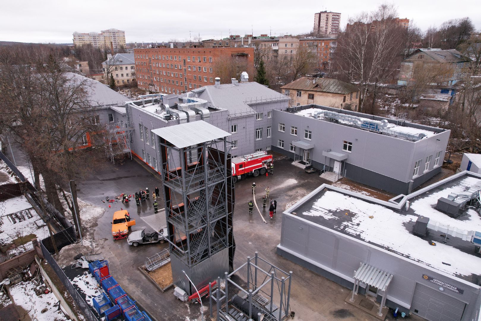 видео с коптера, дмитров, дмитровский техникум, бпла,