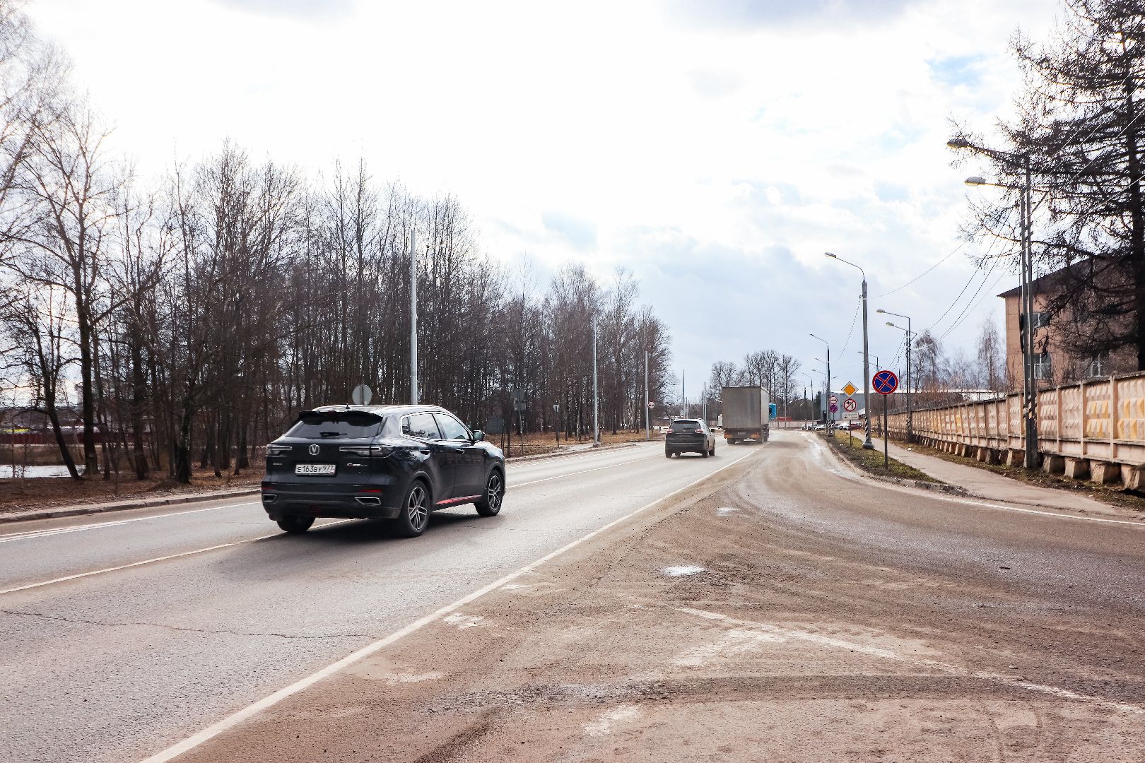 Клин, дороги, освещение дорог, безопасность дорожного движения,