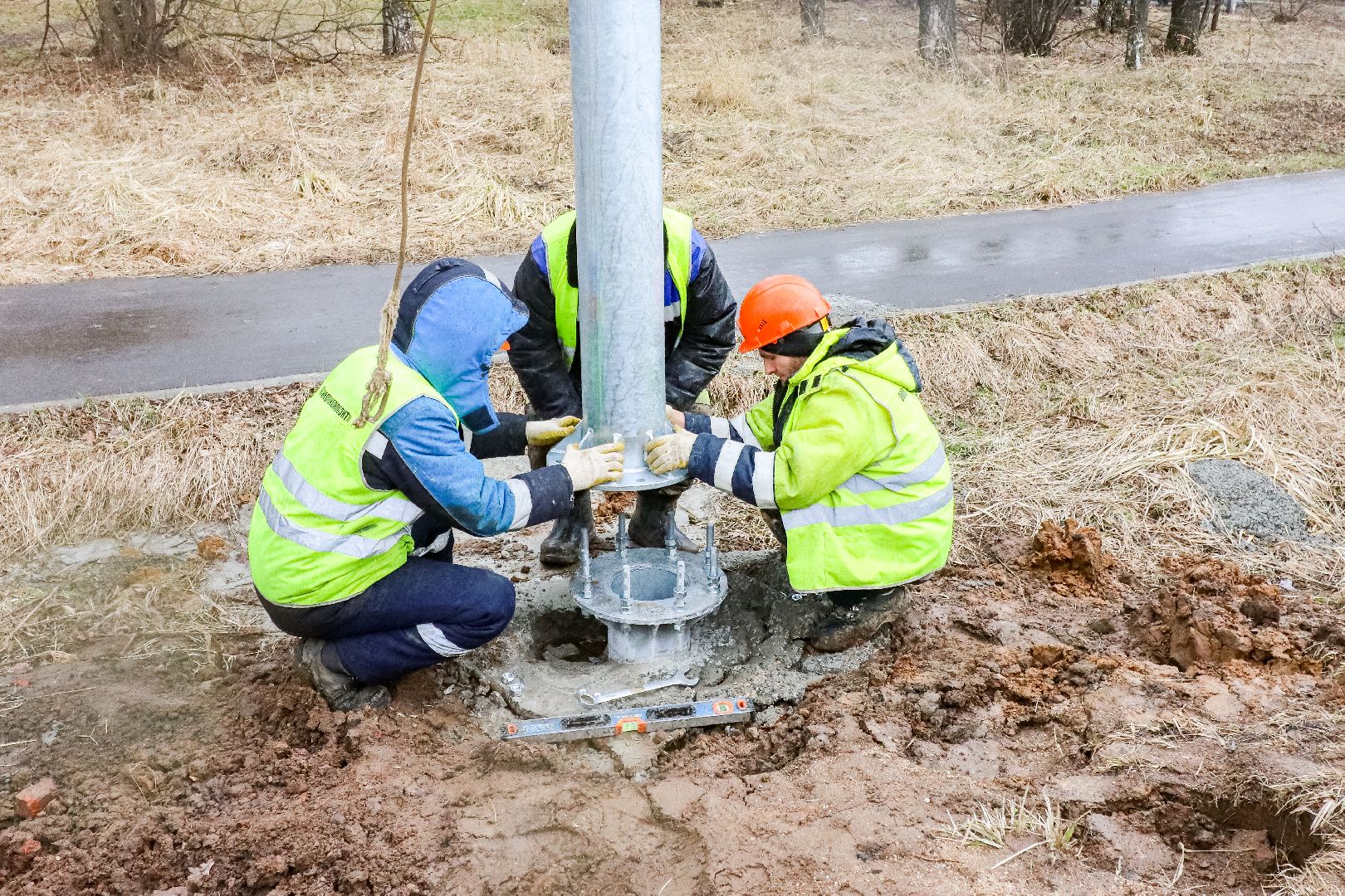 Клин, дороги, освещение дорог, безопасность дорожного движения,