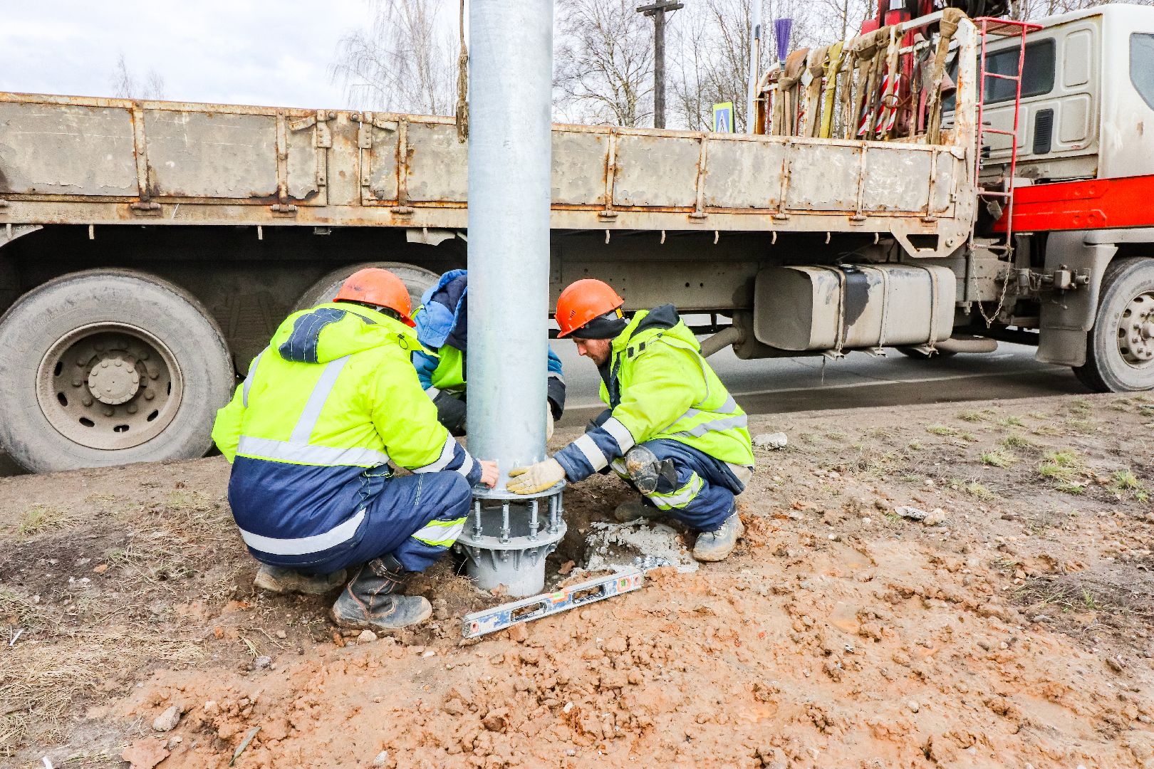 Клин, дороги, освещение дорог, безопасность дорожного движения,