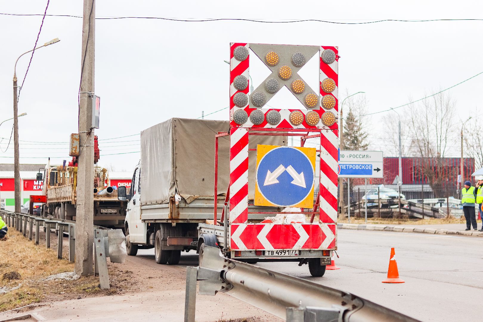 Клин, дороги, освещение дорог, безопасность дорожного движения,