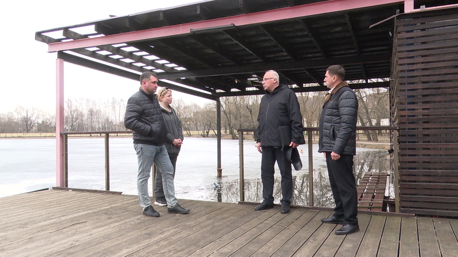 реутов, парк, фабричный пруд, лето, спасательная станция,дежурство,