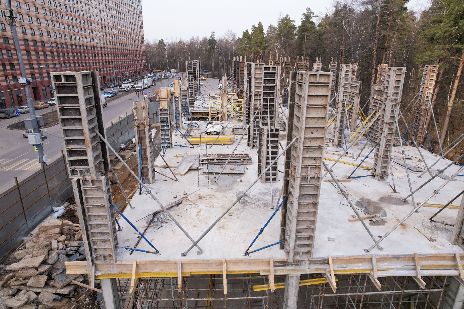 видео с коптера, боброво, ленинский городской округ, самовольная постройка,