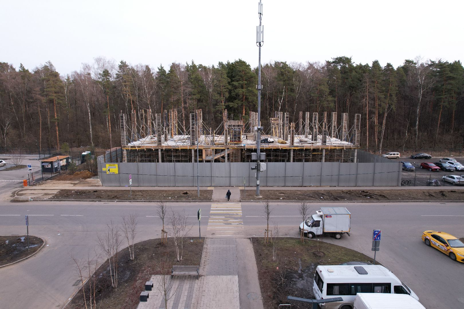 видео с коптера, боброво, ленинский городской округ, самовольная постройка,