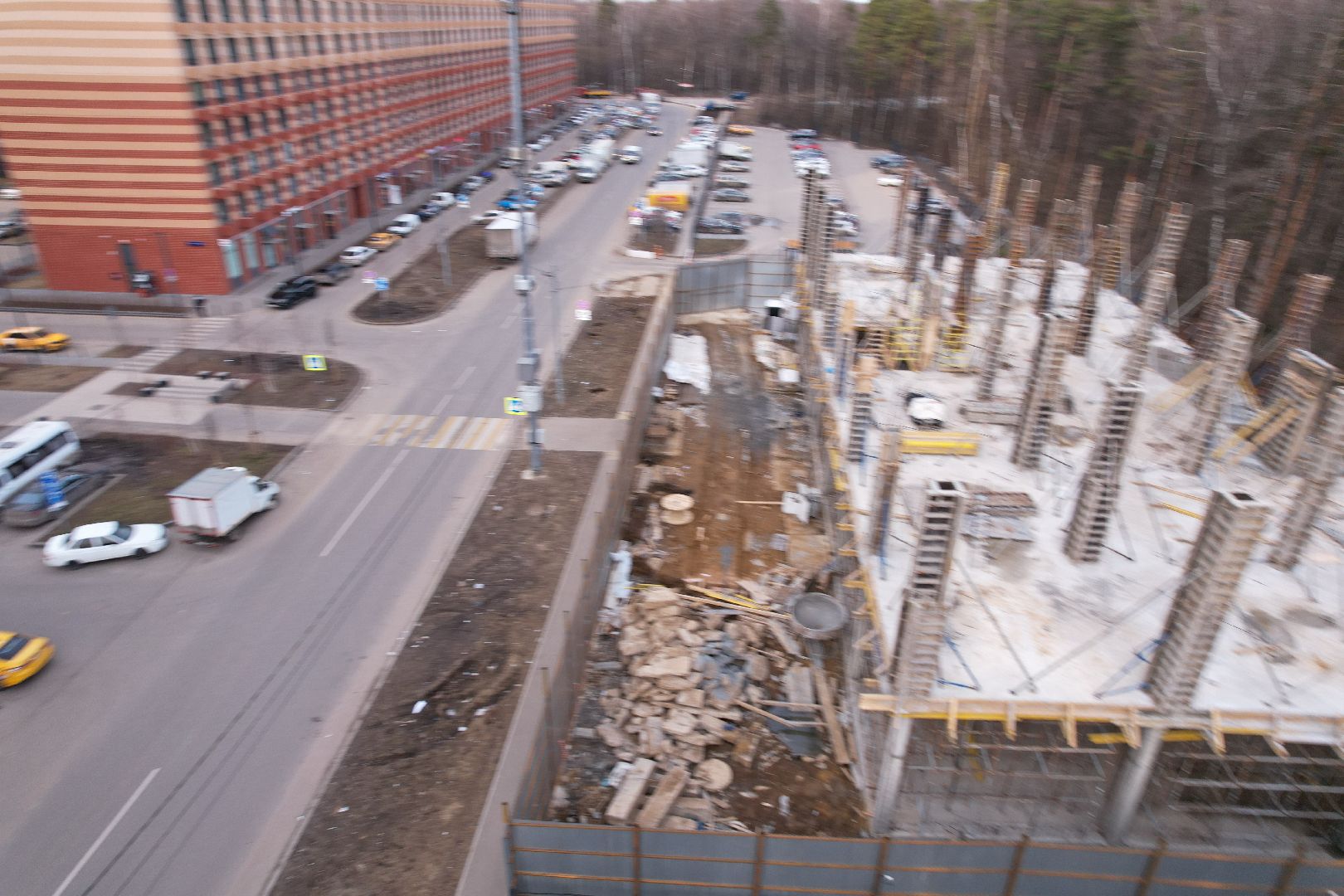 видео с коптера, боброво, ленинский городской округ, самовольная постройка,
