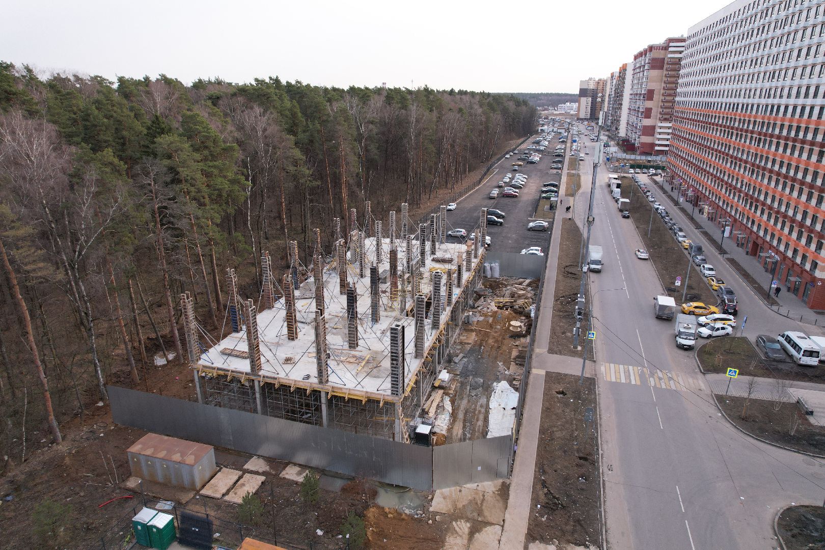 видео с коптера, боброво, ленинский городской округ, самовольная постройка,