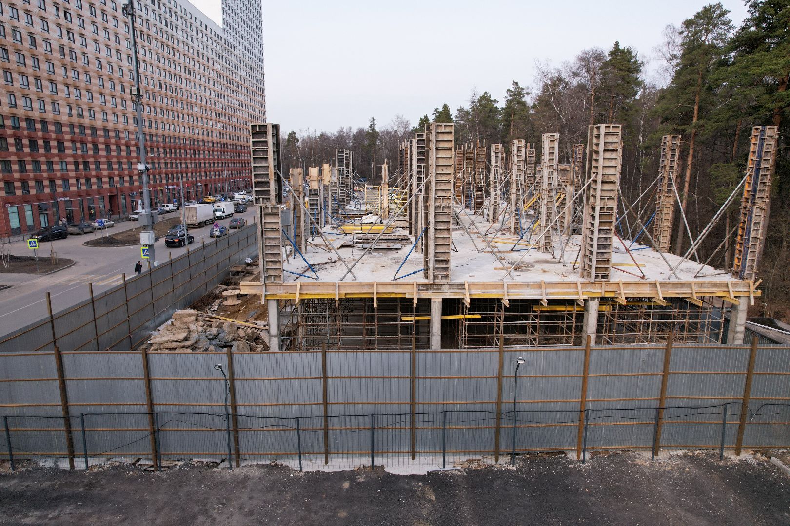 видео с коптера, боброво, ленинский городской округ, самовольная постройка,