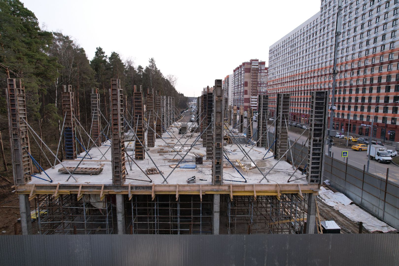 видео с коптера, боброво, ленинский городской округ, самовольная постройка,